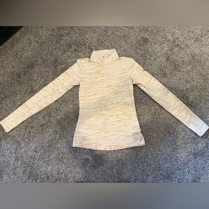 Nike Women’s Cream and GoldLong Sleeve Pullover